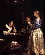 Gerard ter Borch the Younger Woman Reading a Letter Germany oil painting artist